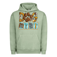 Pigment Oil Green Dog Mini with Paw Urban Hoodie - texasbilliewilder