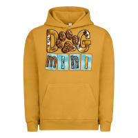 Pigment Peanut Butter Dog Mini with Paw Urban Hoodie - texasbilliewilder