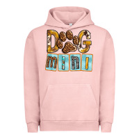 Pigment Salmon Dog Mini with Paw Urban Hoodie - texasbilliewilder