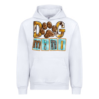White Dog Mini with Paw Urban Hoodie - texasbilliewilder