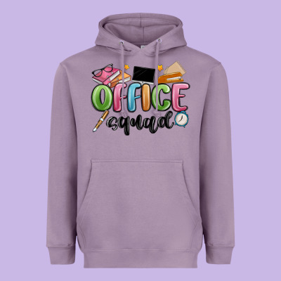 Office Squad Heavyweight Hoodie Designed By Maliassmallbusiness