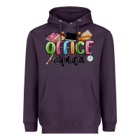 Plum office squad Heavyweight Hoodie - MaliasSmallBusiness