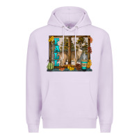 Lilac White Tailed Buck Fall Premium Hoodie - LillyAllenDesigns