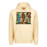 Pina Colada White Tailed Buck Fall Premium Hoodie - LillyAllenDesigns