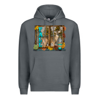 Rock White Tailed Buck Fall Premium Hoodie - LillyAllenDesigns