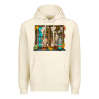 Sandshell White Tailed Buck Fall Premium Hoodie - LillyAllenDesigns