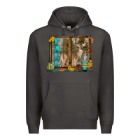 Smoke White Tailed Buck Fall Premium Hoodie - LillyAllenDesigns