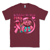 Burgundy in october we wear pink Classic Tee - JahusDesignShop