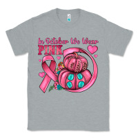 Heather Grey in october we wear pink Classic Tee - JahusDesignShop