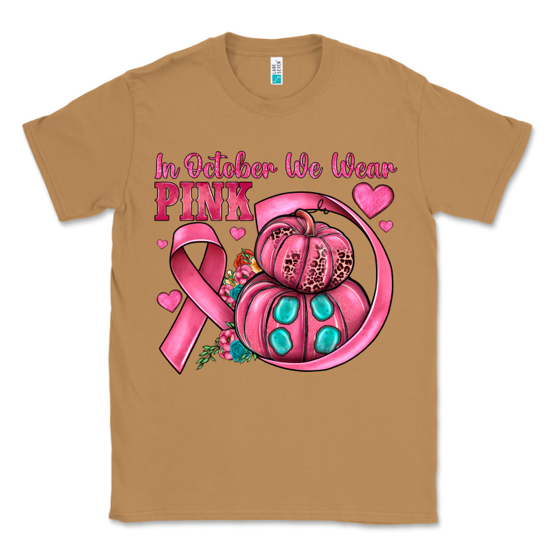 In October We Wear Pink Classic Tee by JahusDesignShop | Teevron
