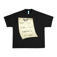 Black test sheet fa element Urban Heavy Tee - FaDigitalArtStudio