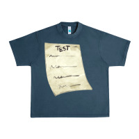 Midnight Navy test sheet fa element Urban Heavy Tee - FaDigitalArtStudio
