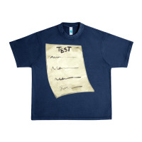 Navy test sheet fa element Urban Heavy Tee - FaDigitalArtStudio