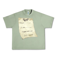 Oil Green test sheet fa element Urban Heavy Tee - FaDigitalArtStudio