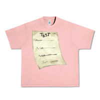 Salmon test sheet fa element Urban Heavy Tee - FaDigitalArtStudio