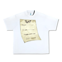 White test sheet fa element Urban Heavy Tee - FaDigitalArtStudio