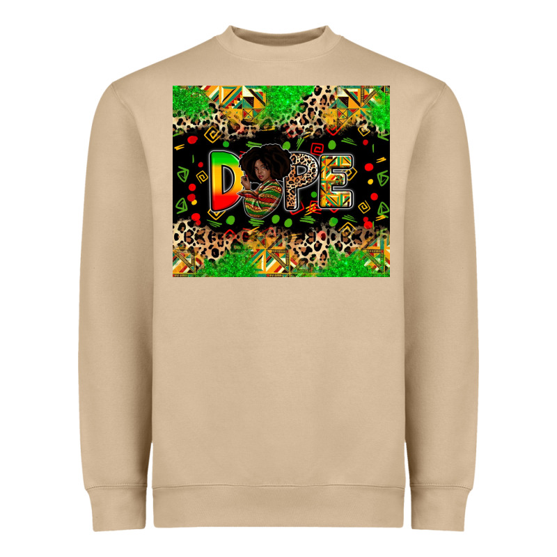 Dope Juneteenth Heavyweight Sweatshirt by Zillion Design Studio | Teevron