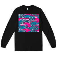 Black usa flag Long Sleeve Tee - AdoDesignShop