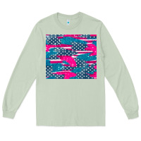 Matcha usa flag Long Sleeve Tee - AdoDesignShop