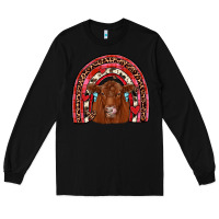 Black valentines red angus rainbow Long Sleeve Tee - JahusDesignShop