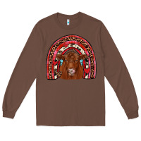 Chestnut valentines red angus rainbow Long Sleeve Tee - JahusDesignShop