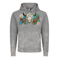 Cloud Rock mom with bull skull Vintage Hoodie - texasbilliewilder