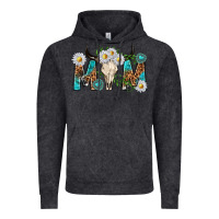 Vintage Black mom with bull skull Vintage Hoodie - texasbilliewilder