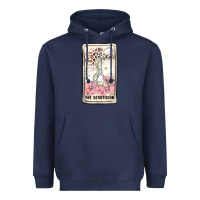 Navy hair stylist Heavyweight Hoodie - MaliasSmallBusiness