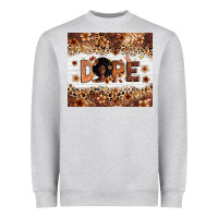 Heather Grey Dope Melanin Heavyweight Sweatshirt - Zillion Design Studio