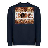 Navy Dope Melanin Heavyweight Sweatshirt - Zillion Design Studio