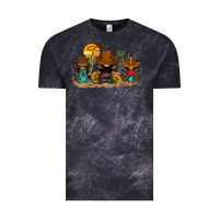 Cloud Black western gnomies Vintage Tee - FaDigitalArtStudio