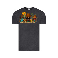 Vintage Black western gnomies Vintage Tee - FaDigitalArtStudio