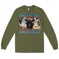 Army Green black angus Simmental charolais Long Sleeve Tee - JahusDesignShop