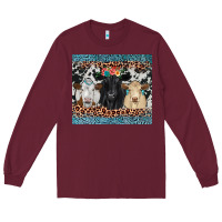 Burgundy black angus Simmental charolais Long Sleeve Tee - JahusDesignShop