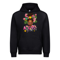 Black August Girl Afro Woman Summer Urban Hoodie - texasbilliewilder