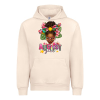 Sandshell August Girl Afro Woman Summer Urban Hoodie - texasbilliewilder