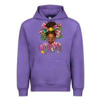 Tulip August Girl Afro Woman Summer Urban Hoodie - texasbilliewilder