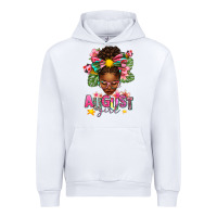 White August Girl Afro Woman Summer Urban Hoodie - texasbilliewilder
