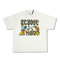 Pistachio school hero Urban Heavy Tee - CowhideDigitalArt
