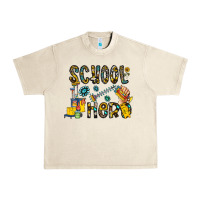 Sandshell school hero Urban Heavy Tee - CowhideDigitalArt