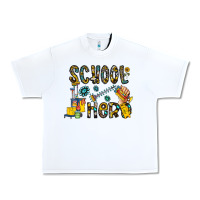 White school hero Urban Heavy Tee - CowhideDigitalArt