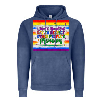 Vintage Denim what a beautiful day to respect other people's pronouns  tumbler Vintage Hoodie - JahusDesignShop
