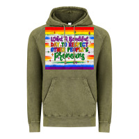 Vintage Olive what a beautiful day to respect other people's pronouns  tumbler Vintage Hoodie - JahusDesignShop