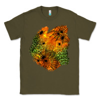 Army Green spider leopard  halloween patch Classic Tee - BundleAndBundleShop