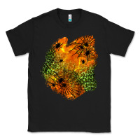 Black spider leopard  halloween patch Classic Tee - BundleAndBundleShop