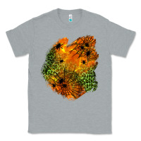 Heather Grey spider leopard  halloween patch Classic Tee - BundleAndBundleShop