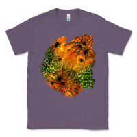 Lavender spider leopard  halloween patch Classic Tee - BundleAndBundleShop