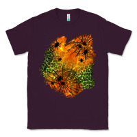 Plum spider leopard  halloween patch Classic Tee - BundleAndBundleShop