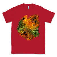 Red spider leopard  halloween patch Classic Tee - BundleAndBundleShop