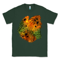Sports Green spider leopard  halloween patch Classic Tee - BundleAndBundleShop